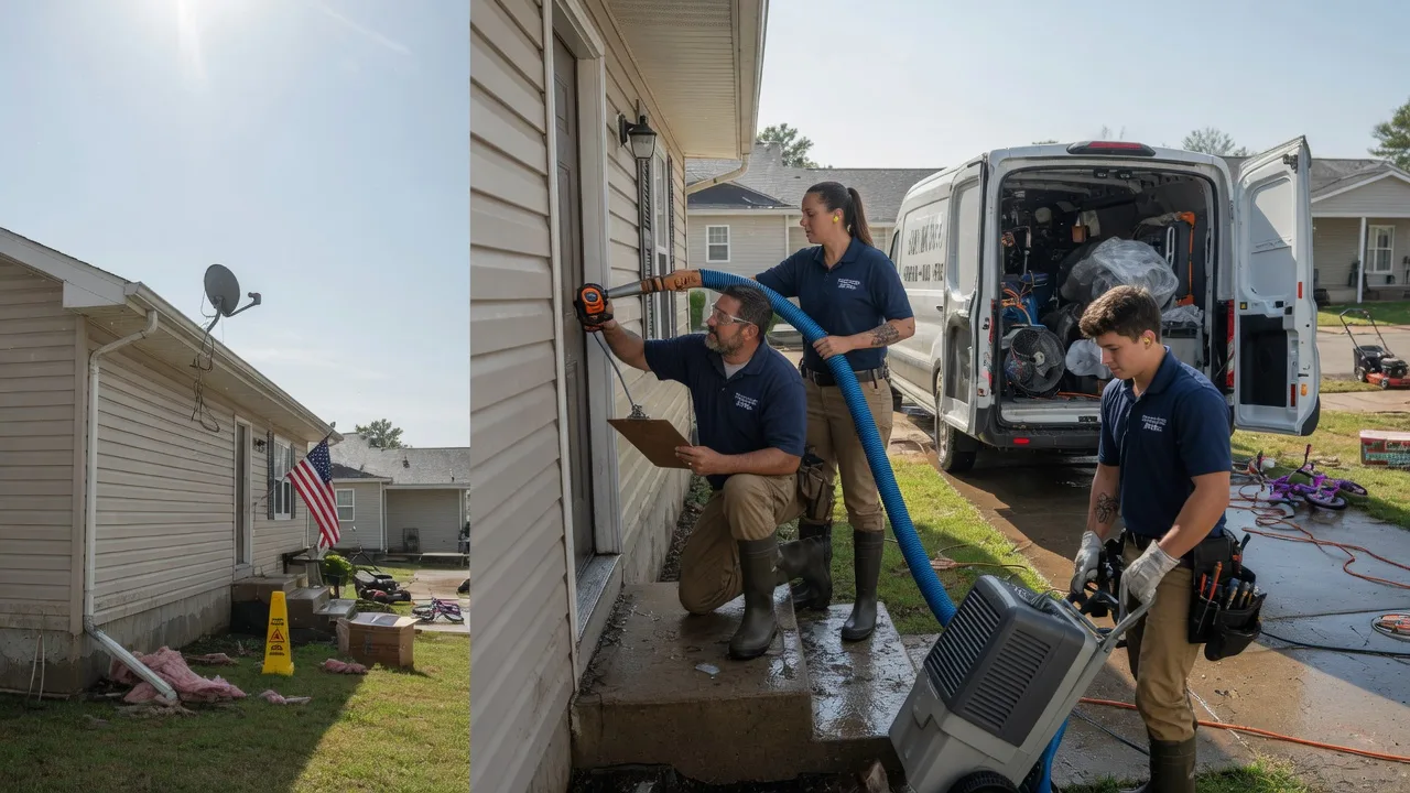 Ceiling Water Damage Restoration in Sibley, IL near me